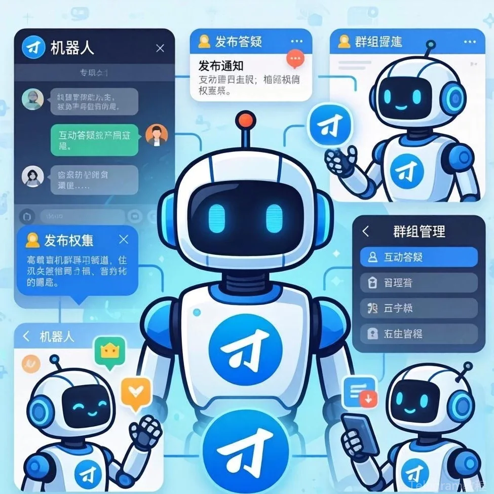 Telegram进阶玩法教程配图 - Telegram自动化进阶：多机器人协作方案